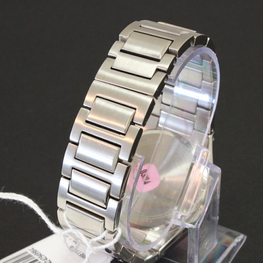 Bulova Men's Watch Diamond-Accent Bezel Integrated Bracelet Silver Textured Dial - Picture 11 of 15
